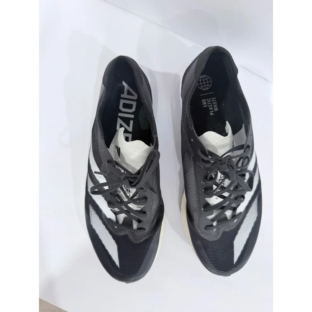 Adidas Adizero Adios Pro 3 Mens Running Shoes Black White GV7067 Size 9.5